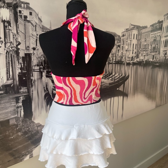 Pink colorful CROP TOP - Picture 3 of 3